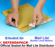 View & Buy Mail Lite Gold Bubble Mailers